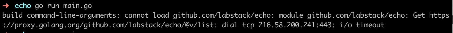 go运行的时候，一直提示build command-line-arguments
